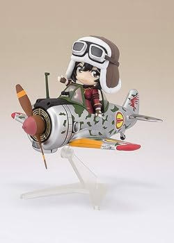 Figuarts mini キリエ＆隼一型 (キリエ仕様) 荒野のコトブキ飛行隊 Amazon | TAMASHII NATIONS Figuarts mini 荒野のコトブキ飛行隊